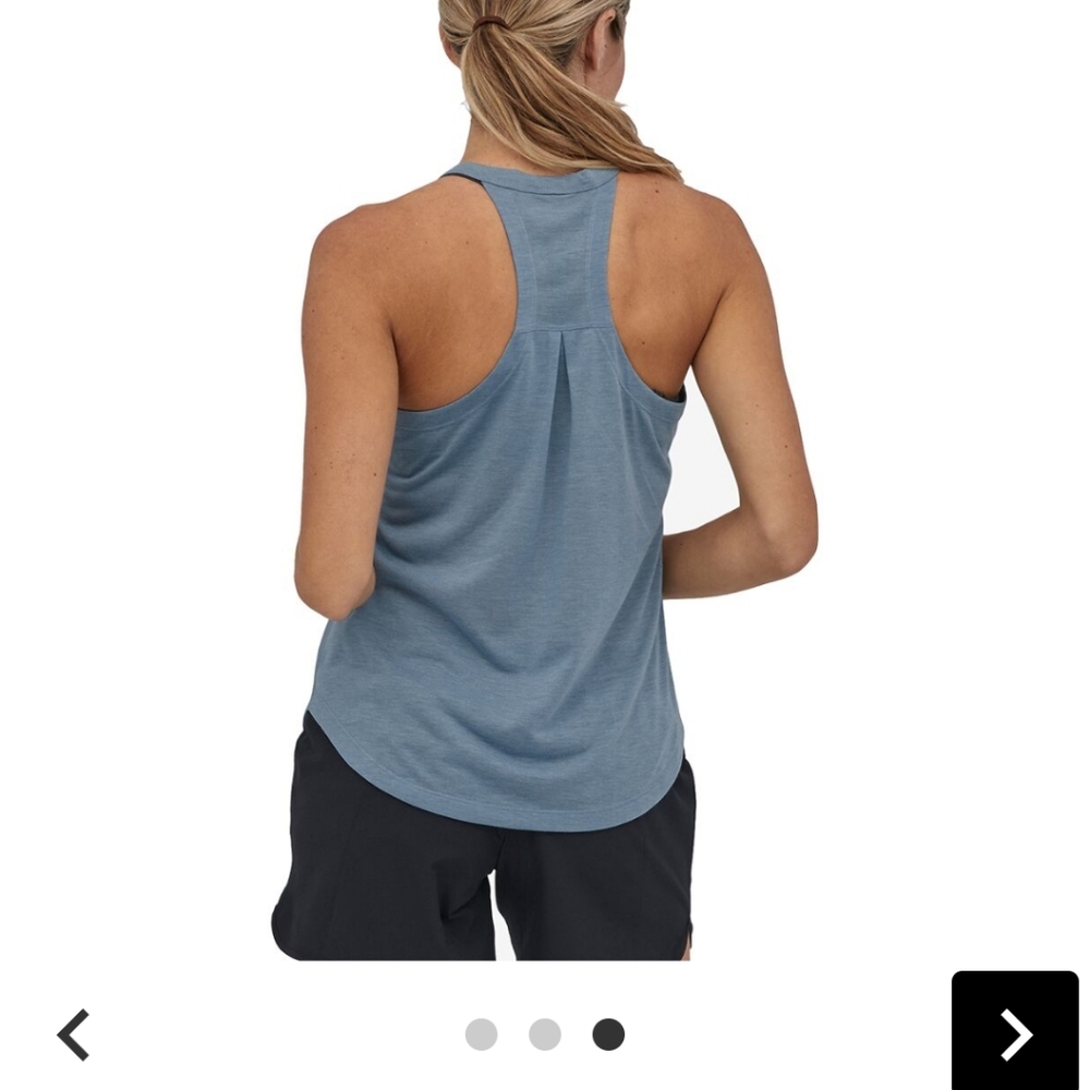 Women's Red Patagonia Capilene Cool Trail Tank